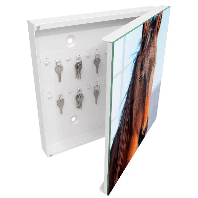 Armoire à clés décorative Portrait d'un cheval