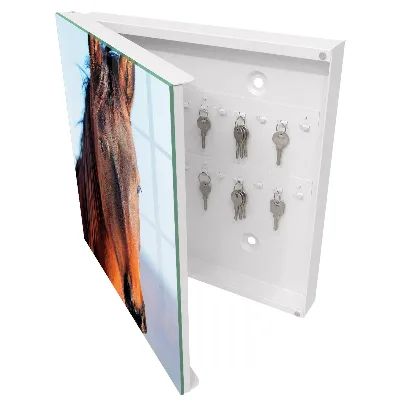 Armoire à clés décorative Portrait d'un cheval
