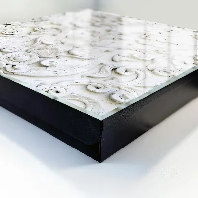Armoire à clés design Ornements blancs