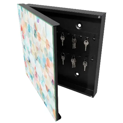 Armoire à clés design Motifs géométriques
