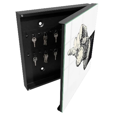 Boîte à clés murale décorative Horloge de poche
