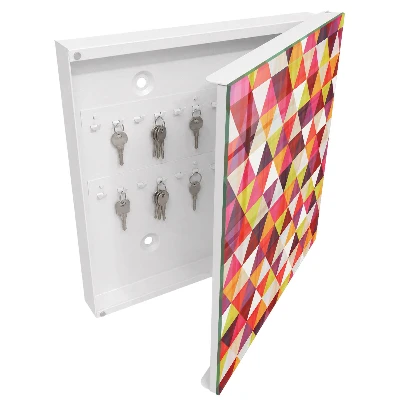 Armoire à clés décorative Motifs colorés