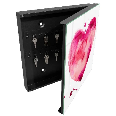 Boîte à clés murale décorative Cœur d'amour