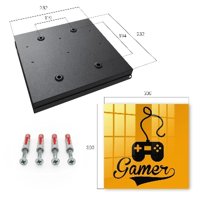 Armoire à clés design Pad et le mot GAMER