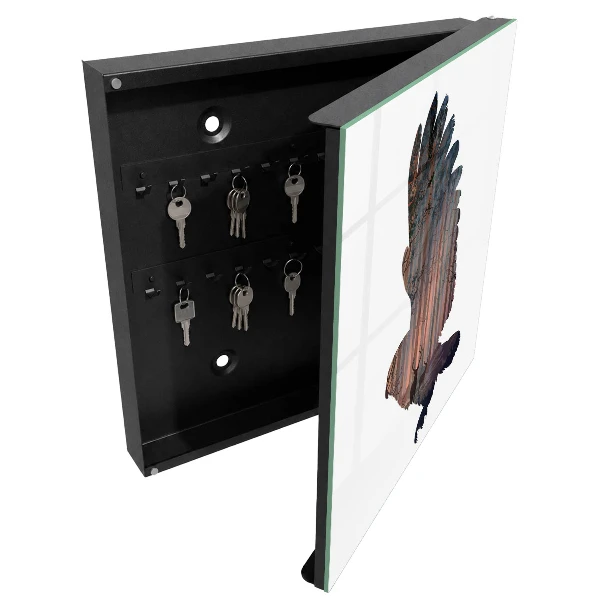 Armoire à clés design Oiseau de forêt