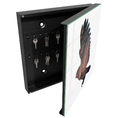 Armoire à clés design Oiseau de forêt