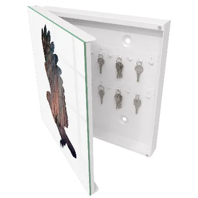 Armoire à clés design Oiseau de forêt