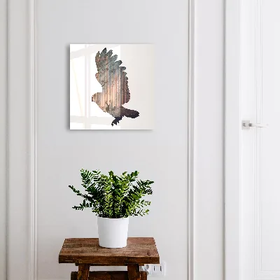 Armoire à clés design Oiseau de forêt