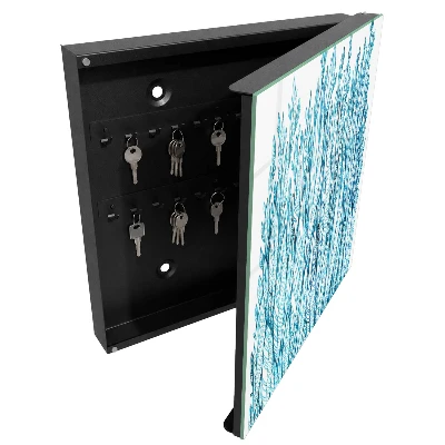 Armoire à clés design Élégance feuillue