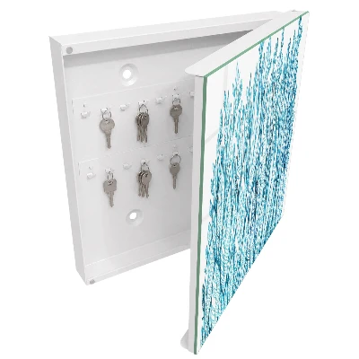 Armoire à clés design Élégance feuillue
