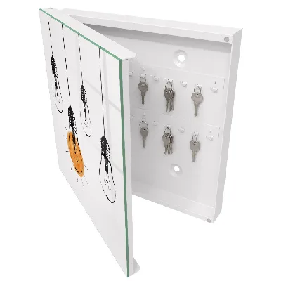 Armoire à clés décorative Ampoules