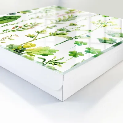 Boîte à clés murale décorative Aquarelle de plantes