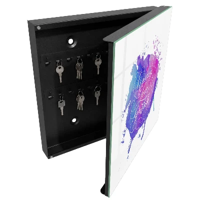 Armoire à clés décorative L'univers aime la gratitude