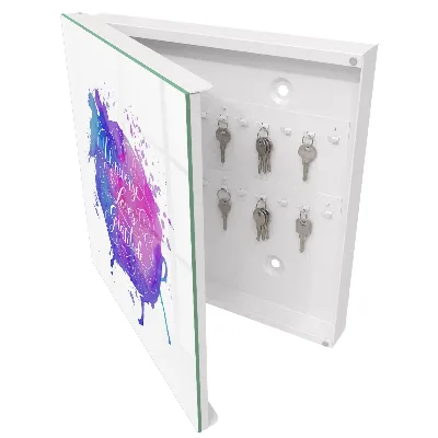 Armoire à clés décorative L'univers aime la gratitude