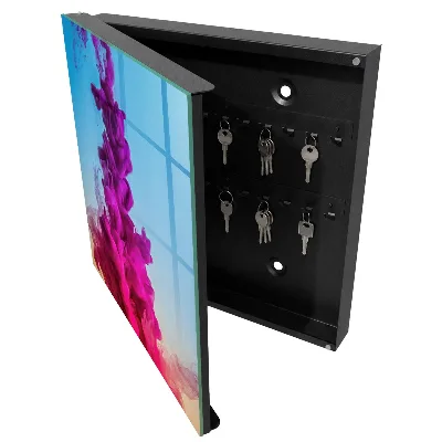 Armoire à clés décorative Dynamisme coloré