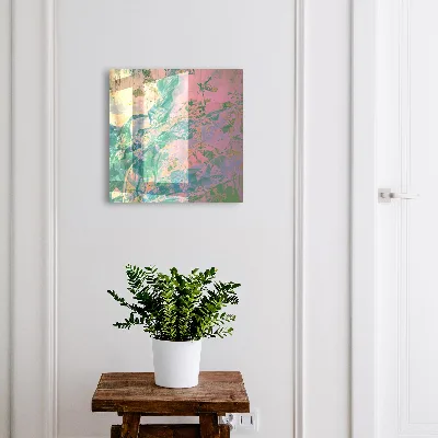 Armoire à clés décorative Abstraction végétale
