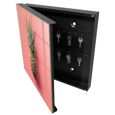 Armoire à clés design Ananas exotique