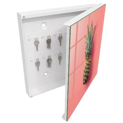 Armoire à clés design Ananas exotique