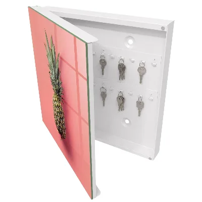 Armoire à clés design Ananas exotique