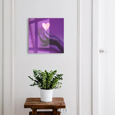Armoire à clés décorative Amour violet