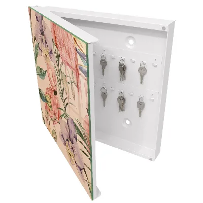 Boîte à clés murale décorative Élégance exotique