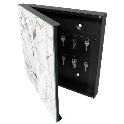 Armoire à clés décorative Motif marbre