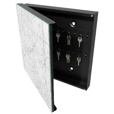 Armoire à clés design Élégance du marbre