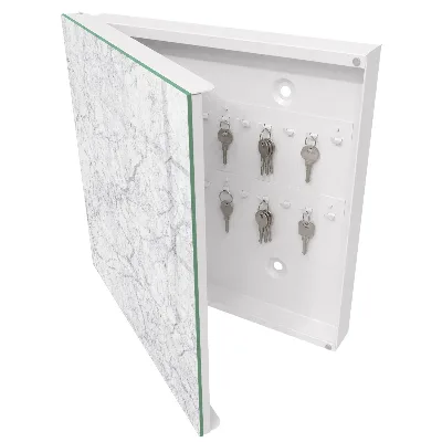 Armoire à clés design Élégance du marbre