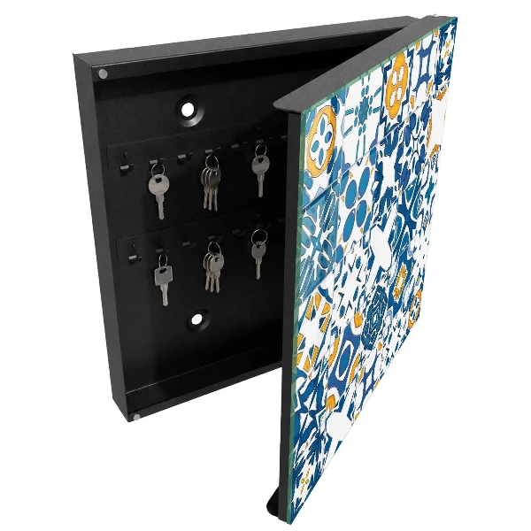 Armoire à clés design Motifs géométriques