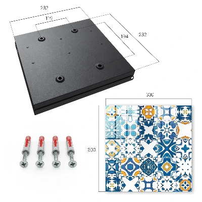 Armoire à clés design Motifs géométriques
