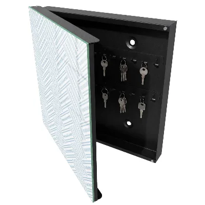 Armoire à clés design Chevrons subtils