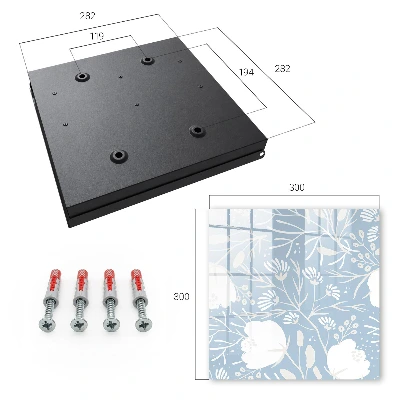 Boîte à clés murale décorative Motifs végétaux