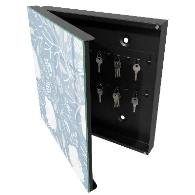 Boîte à clés murale décorative Motifs végétaux