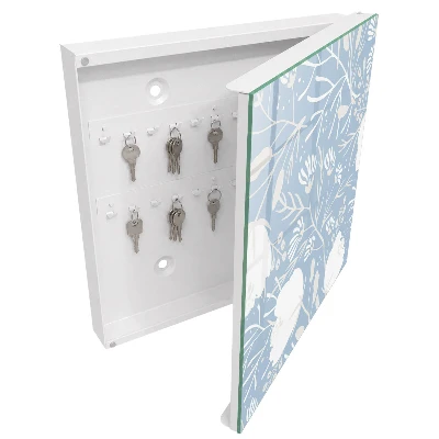 Boîte à clés murale décorative Motifs végétaux