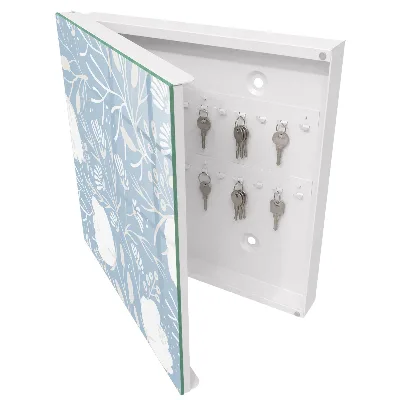 Boîte à clés murale décorative Motifs végétaux