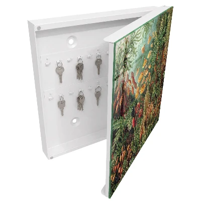 Armoire à clés décorative Feuilles vertes