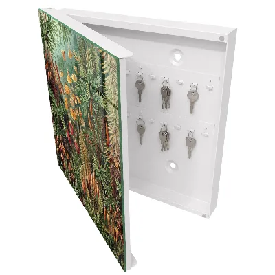 Armoire à clés décorative Feuilles vertes