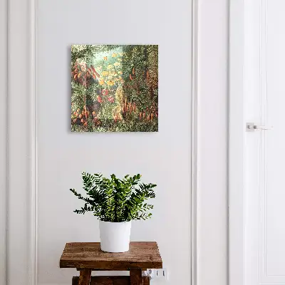 Armoire à clés décorative Feuilles vertes