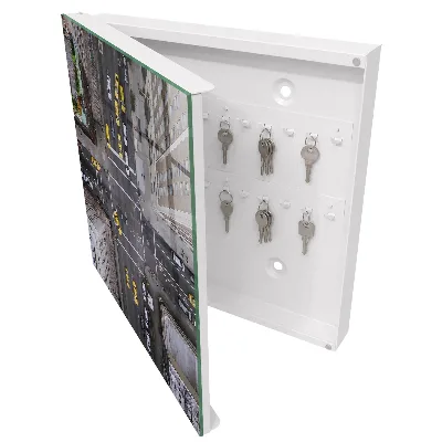 Armoire à clés décorative Rues de la ville