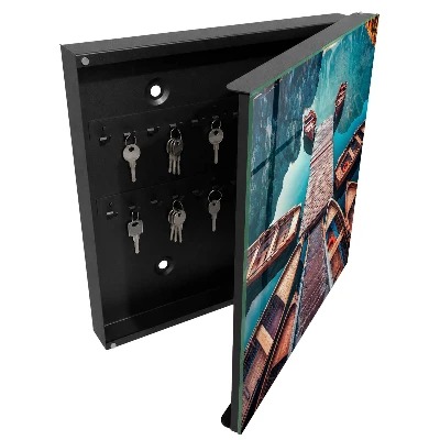 Armoire à clés design Paysage de montagne