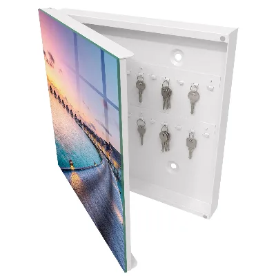 Armoire à clés design Coucher de soleil paisible