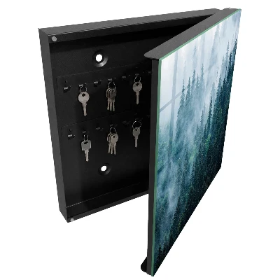 Armoire à clés décorative Forêt verte