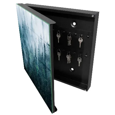 Armoire à clés décorative Forêt verte