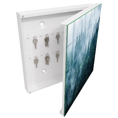 Armoire à clés décorative Forêt verte