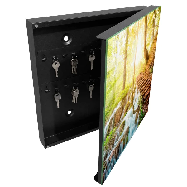 Armoire à clés décorative Un coin de forêt