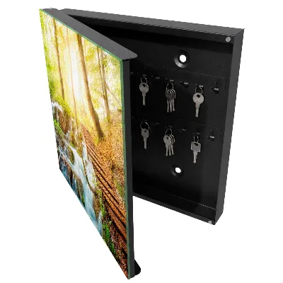 Armoire à clés décorative Un coin de forêt