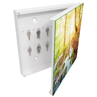 Armoire à clés décorative Un coin de forêt