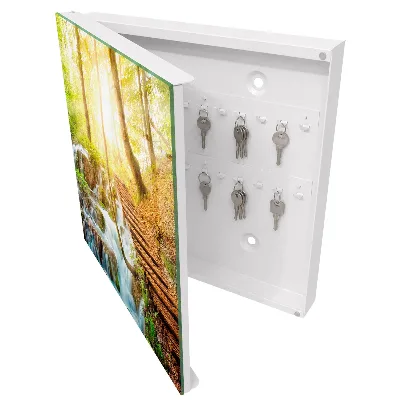Armoire à clés décorative Un coin de forêt