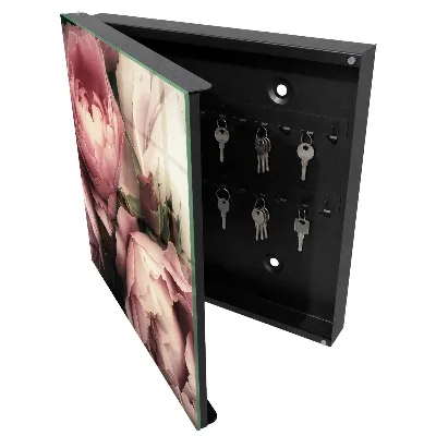 Armoire à clés décorative Beauté de la rose