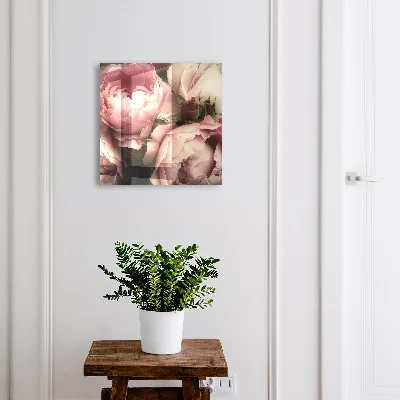 Armoire à clés décorative Beauté de la rose
